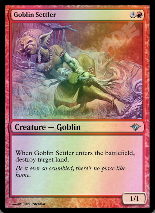 Goblin Settler FOIL