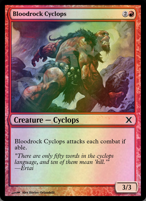 Bloodrock Cyclops FOIL