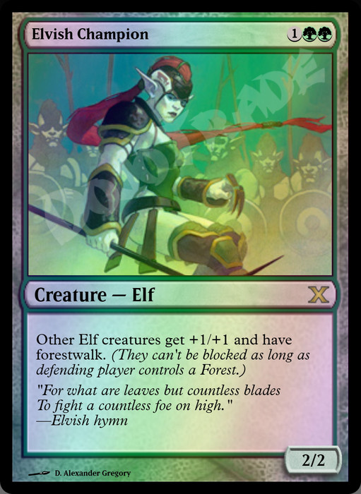 Elvish Champion FOIL