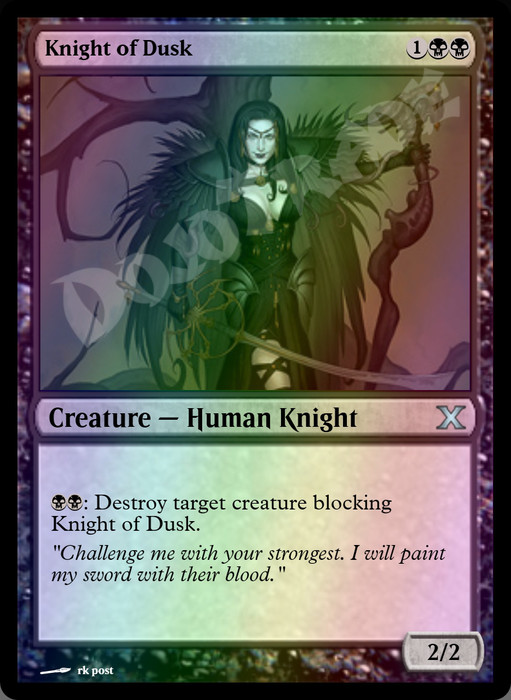 Knight of Dusk FOIL