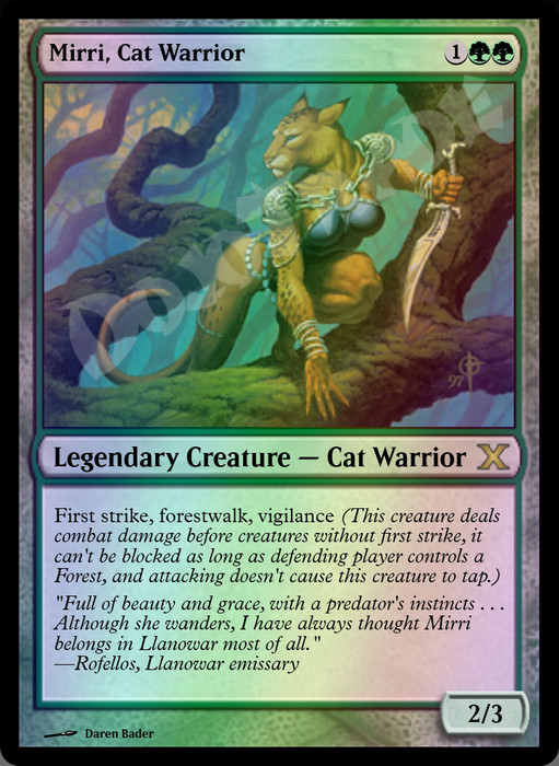 Mirri, Cat Warrior FOIL