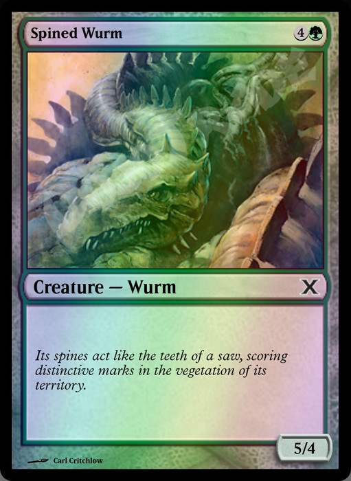 Spined Wurm FOIL