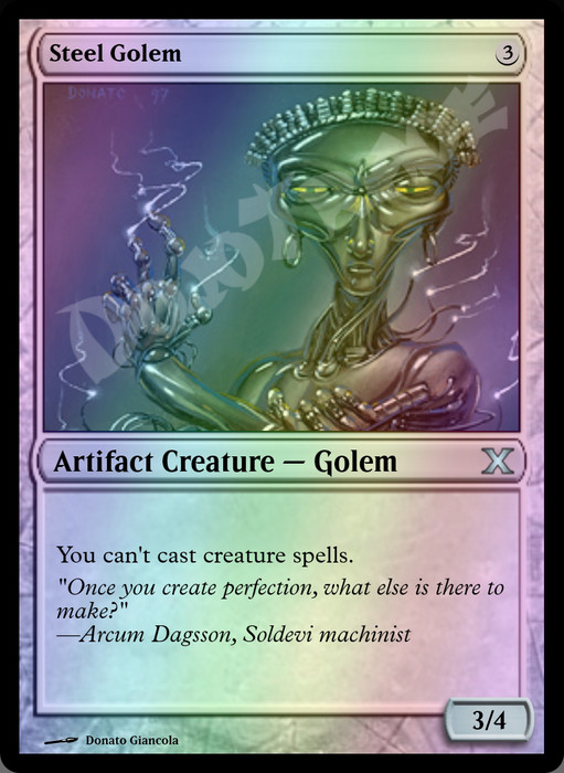 Steel Golem FOIL