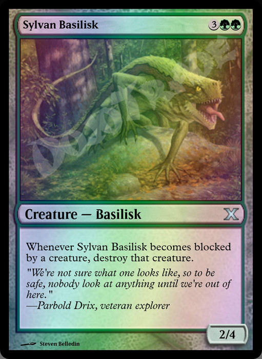 Sylvan Basilisk FOIL