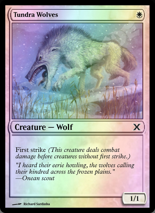 Tundra Wolves FOIL