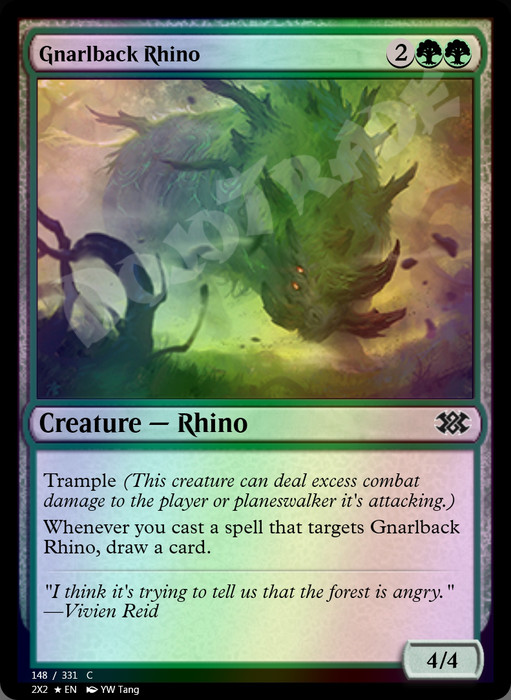 Gnarlback Rhino FOIL