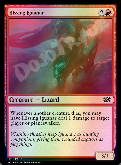 Hissing Iguanar FOIL