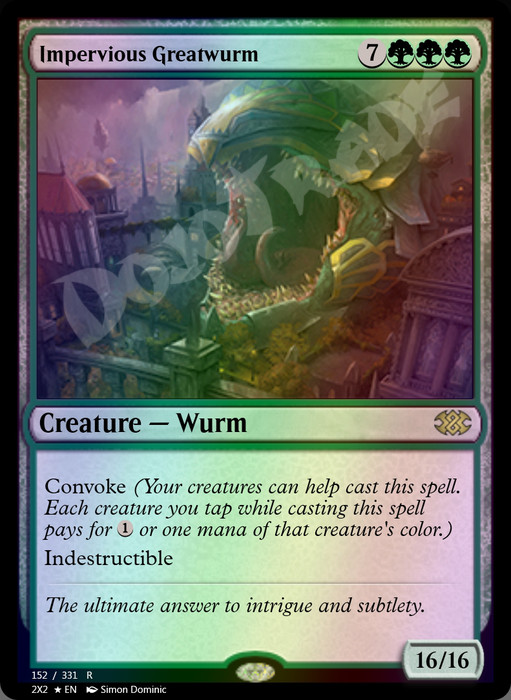 Impervious Greatwurm FOIL