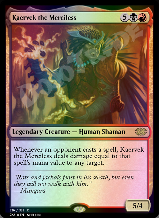 Kaervek the Merciless FOIL