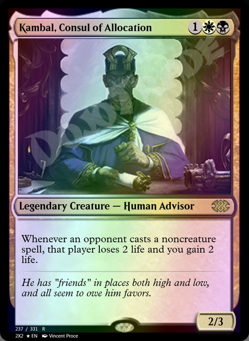 Kambal, Consul of Allocation FOIL