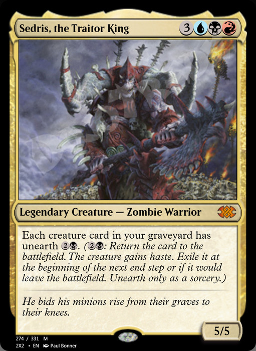 Sedris, the Traitor King