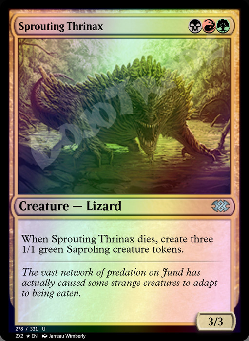 Sprouting Thrinax FOIL