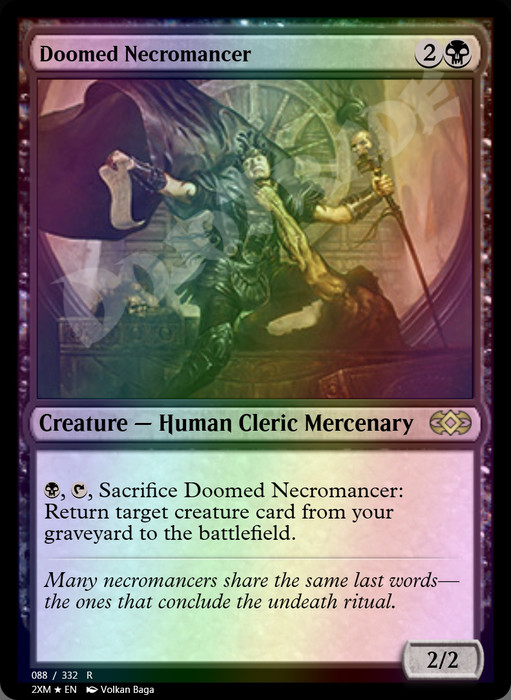 Doomed Necromancer FOIL