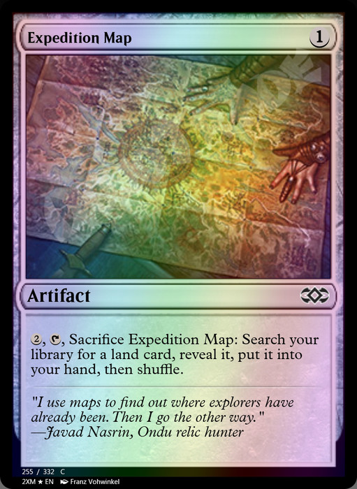 Expedition Map FOIL