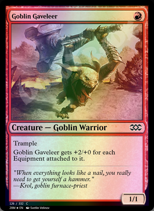 Goblin Gaveleer FOIL