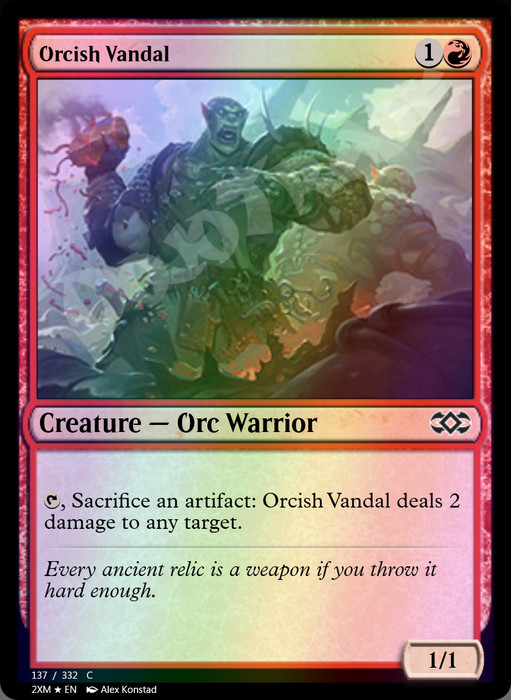 Orcish Vandal FOIL