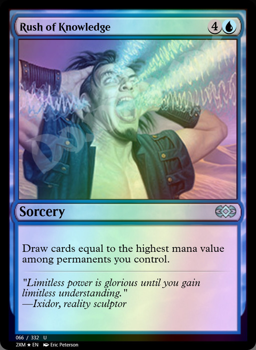 Rush of Knowledge FOIL