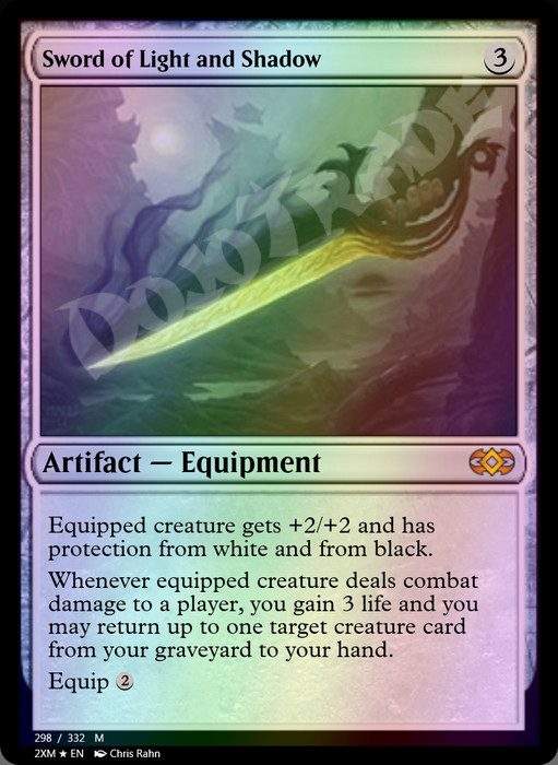 Sword of Light and Shadow FOIL