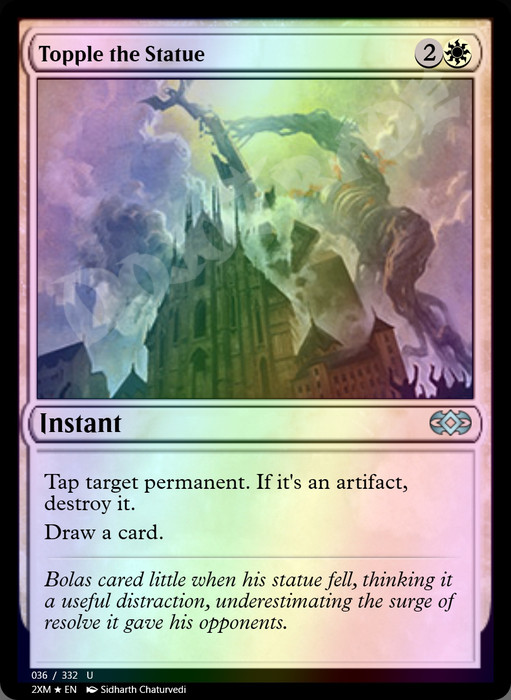 Topple the Statue FOIL