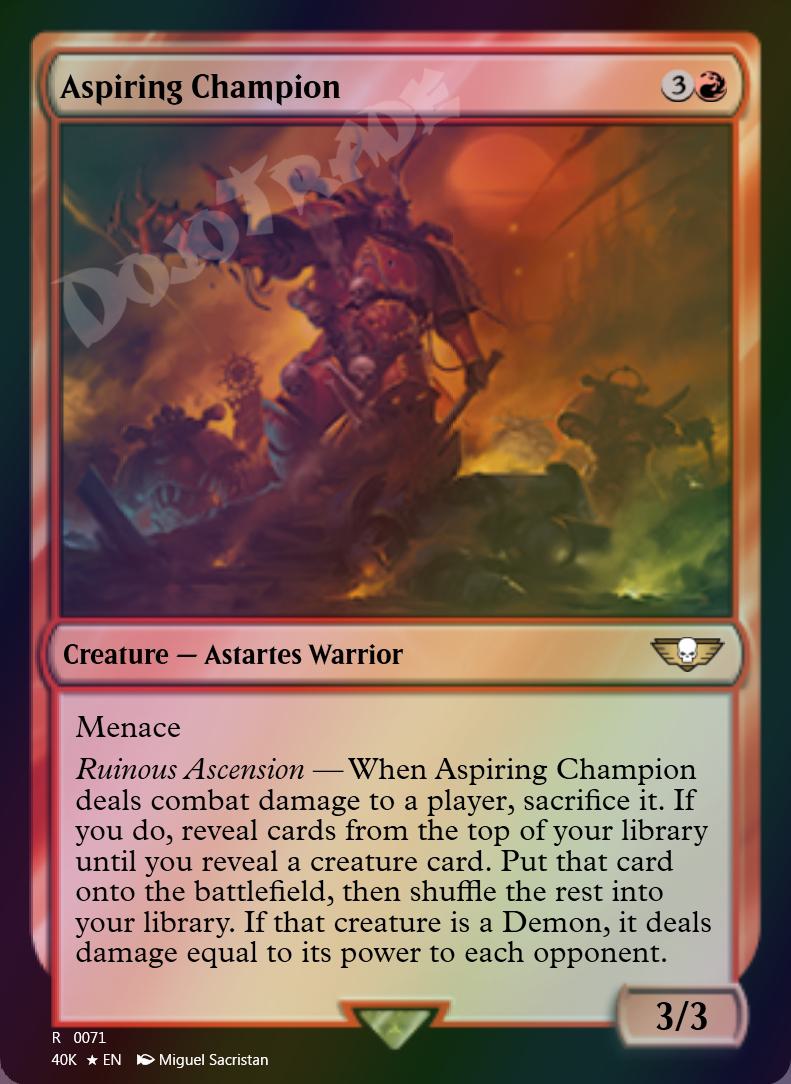 Aspiring Champion FOIL