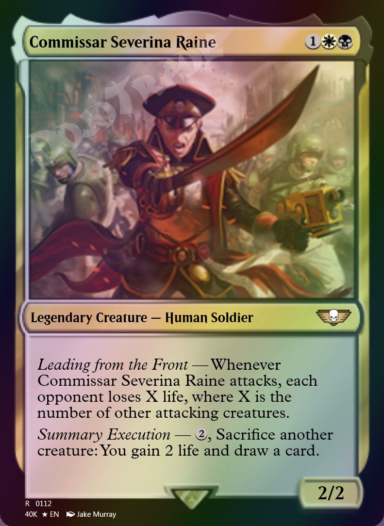 Commissar Severina Raine FOIL