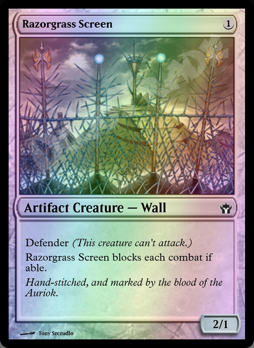 Razorgrass Screen FOIL