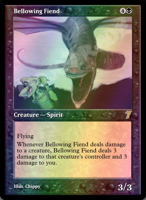 Bellowing Fiend FOIL