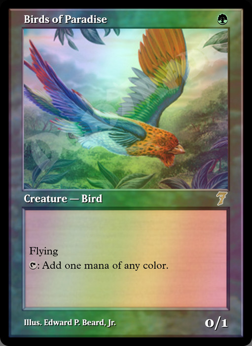 Birds of Paradise FOIL