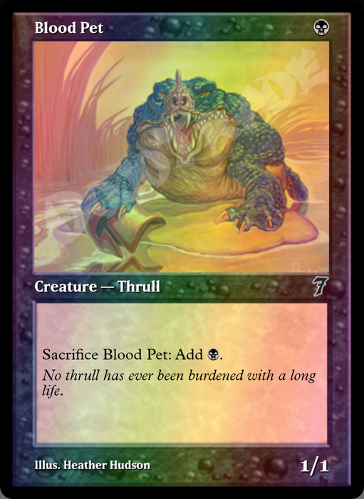 Blood Pet FOIL