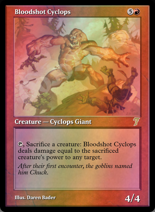 Bloodshot Cyclops FOIL