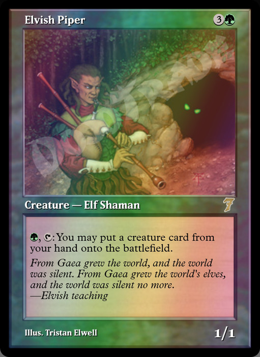 Elvish Piper FOIL