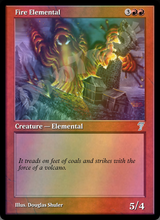 Fire Elemental FOIL