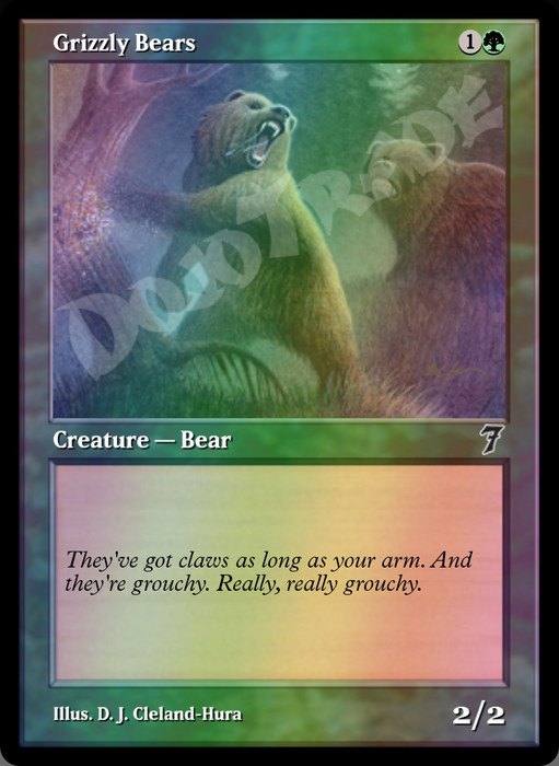 Grizzly Bears FOIL