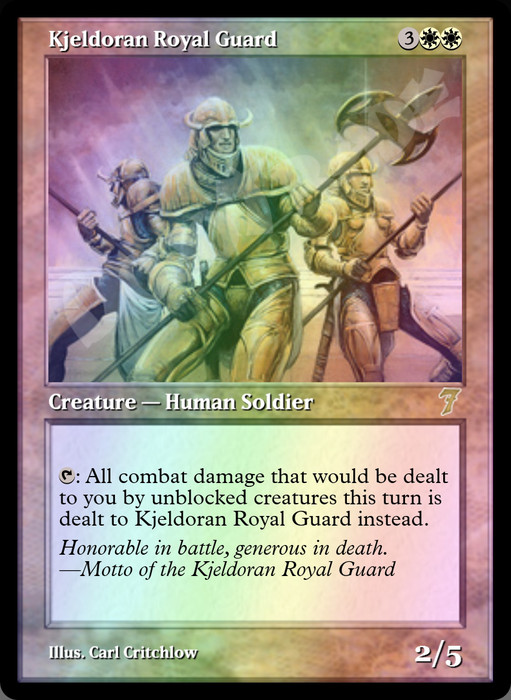 Kjeldoran Royal Guard FOIL