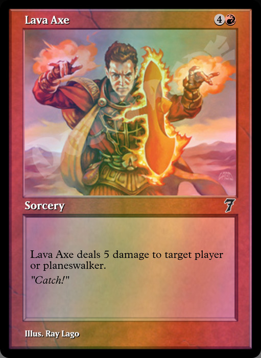 Lava Axe FOIL