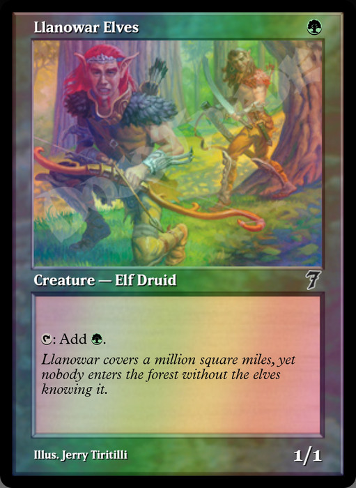 Llanowar Elves FOIL