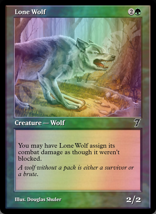 Lone Wolf FOIL