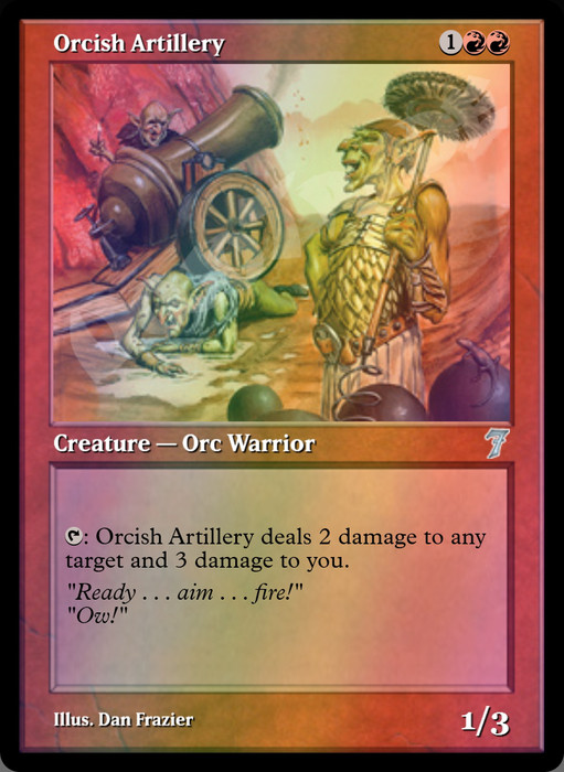 Orcish Artillery FOIL