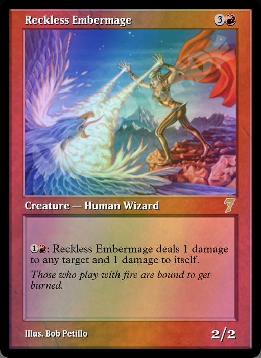 Reckless Embermage FOIL