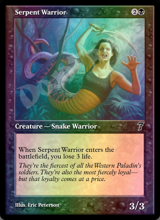 Serpent Warrior FOIL