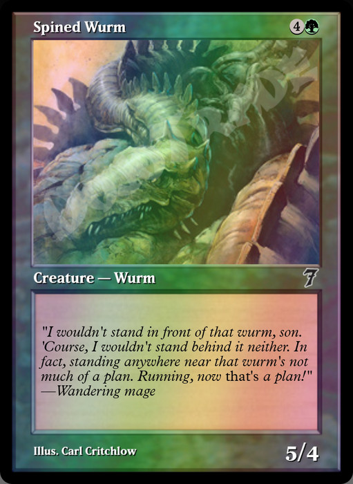 Spined Wurm FOIL