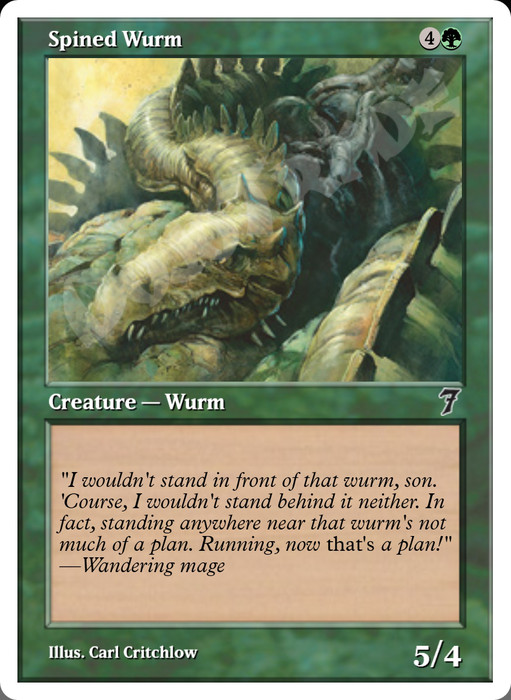 Spined Wurm