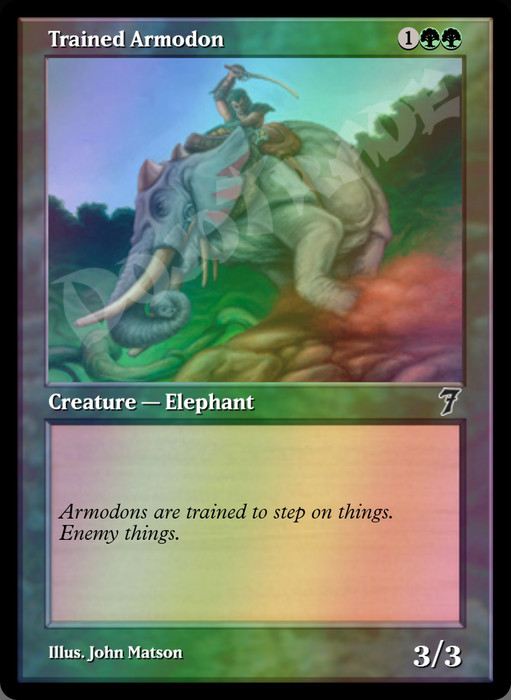 Trained Armodon FOIL