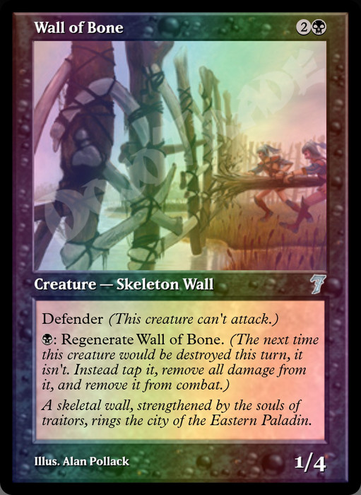 Wall of Bone FOIL