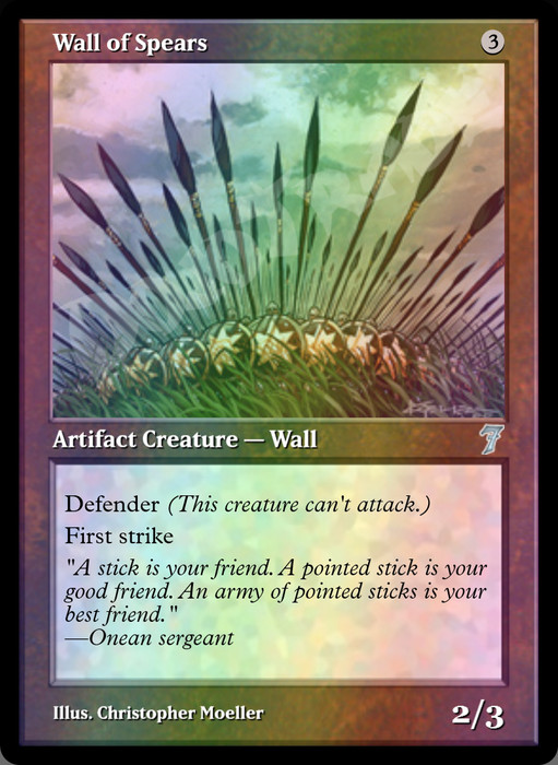 Wall of Spears FOIL