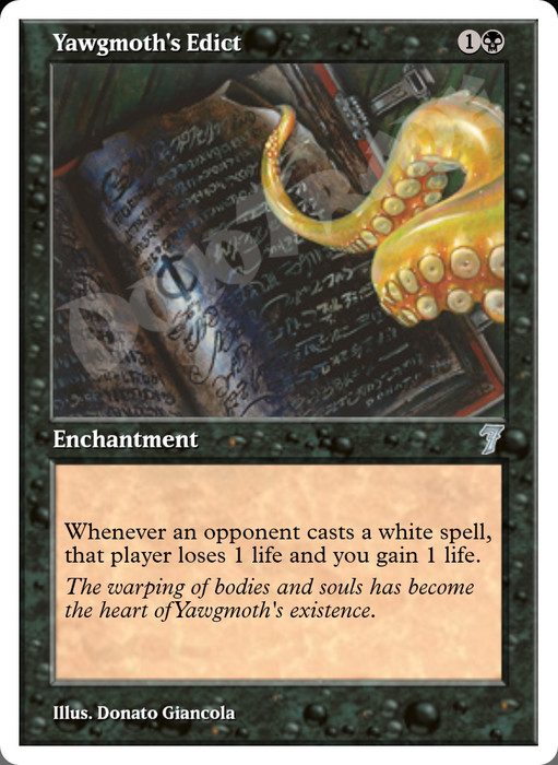 Yawgmoth's Edict