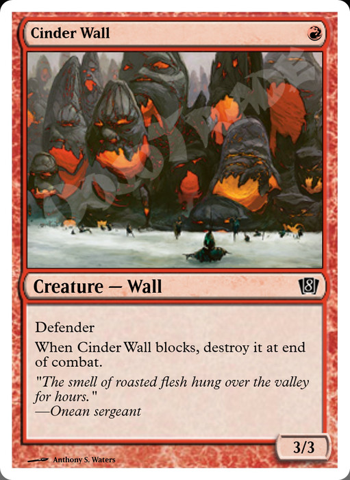 Cinder Wall