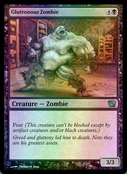 Gluttonous Zombie FOIL