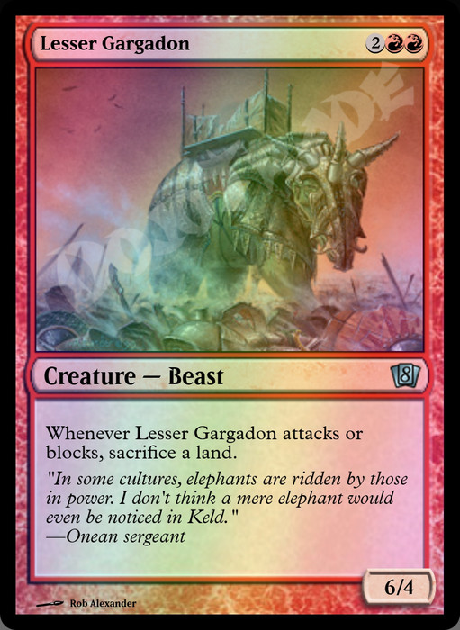 Lesser Gargadon FOIL