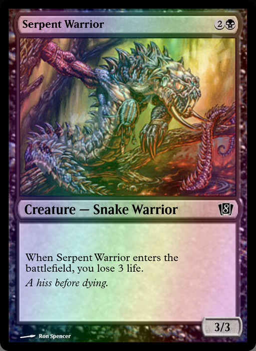 Serpent Warrior FOIL